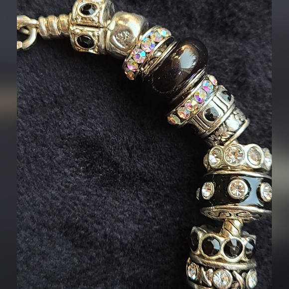 Harley Davidson sterling silver Swarovski crystal bracelet - Picture 5 of 5